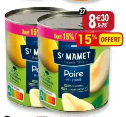 Maximo Lot de 2 boîtes 4 4 de poire williams offre