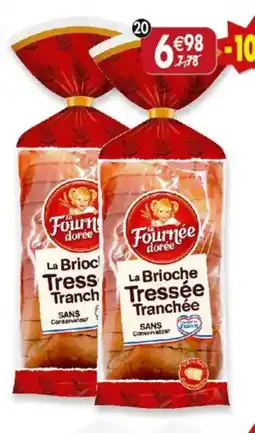 Maximo Lot de 2 brioches tressées tranchees offre