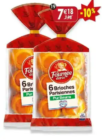 Maximo Lot de 2 x 6 brioches parisiennes offre