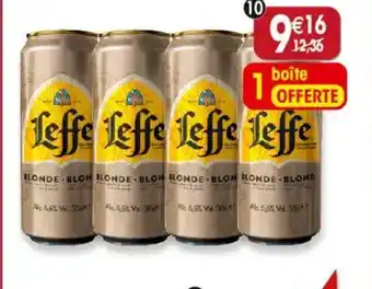 Maximo Lot de 3 boîtes de leffe blonde 6,6° offre