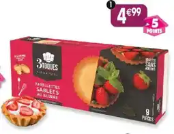 Maximo 9 tartelettes sablées au beurre 3 toques signature offre