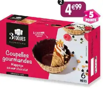 Maximo 6 coupelles gourmandes nappage chocolat 3 toques signature offre