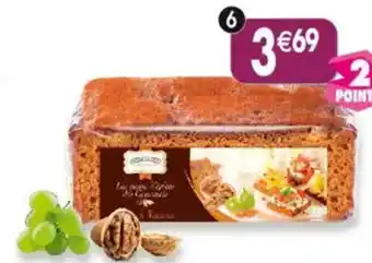 Maximo Pain d'épices des gourmets raisins et noix tranché fortwenger offre