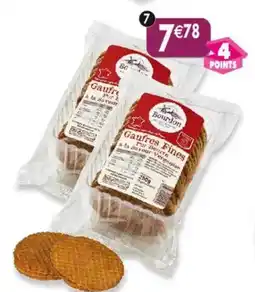 Maximo Lot de 2 paquets de gaufres fines pur beurre à la saveur vergeoise biscuiterie bourdon offre