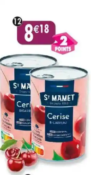 Maximo Lot de 2 boîtes 1/2 de bigarreaux au sirop biscuiterie de bourgogne offre