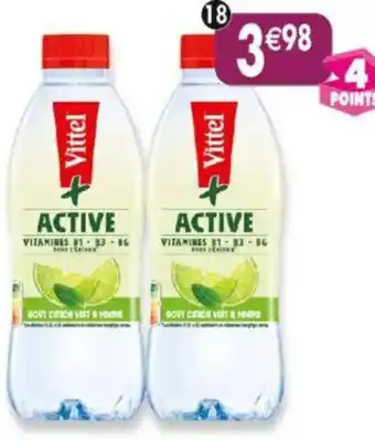 Maximo Lot de 2 bouteilles de Vittel + active citron menthe offre