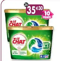 Maximo Lot de 2 boîtes de lessive en doses l'expert 4 en 1 le chat offre