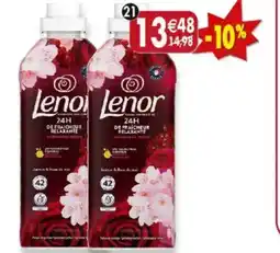 Maximo Lot de 2 adoucissants. jasmin et rose lénor offre