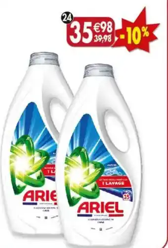 Maximo Lot de 2 bouteilles de lessive liquide alpine ariel offre