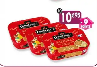 Maximo Lot de 3 boîtes de sardines à l'huile d'arachide connétable offre