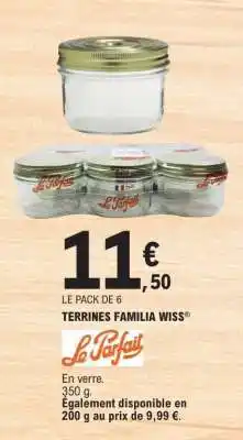 E.Leclerc TERRINES FAMILIA WISS offre