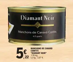 E.Leclerc Manchons de Canard Confits 'Diamant Noir' offre