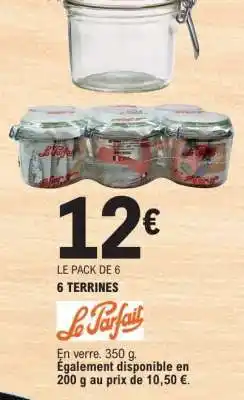 E.Leclerc Le Parfait 6 Terrines offre