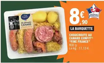 CHOUCROUTE AU CANARD CONFIT FINE FRANCE