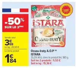 Carrefour Market Ossau-Iraty A.O.P offre
