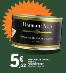 E.Leclerc Manchons de Canard Confits 'Diamant Noir' offre