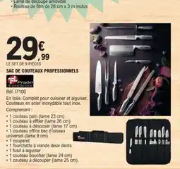 E.Leclerc SAC DE COUTEAUX PROFESSIONNELS offre