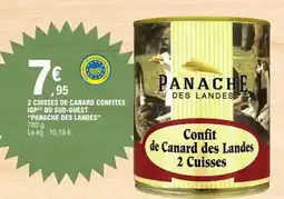 E.Leclerc Confit de Canard des Landes 2 Cuisses offre