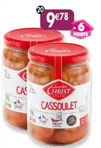 Maximo Lot de 2 bocaux de cassoulet charles christ offre
