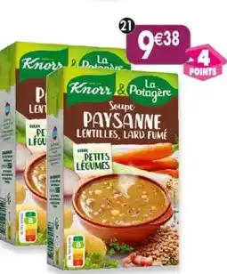 Maximo Lot de 2 briques de soupe paysanne knorr-la potagère offre