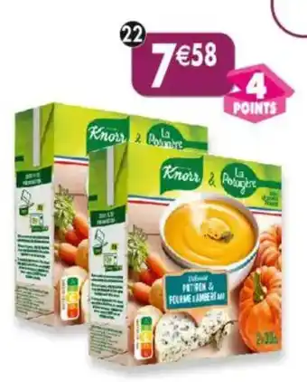 Maximo Lot de 2 x 2 briquettes de velouté potiron et fourme d'ambert knorr-la potagère offre
