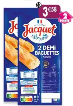 Maximo Lot de 2 x2 demi-baguettes jacquet offre