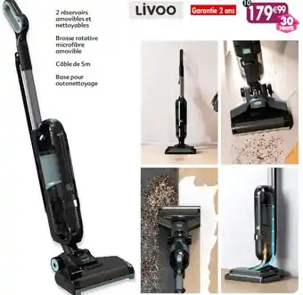 Maximo Aspirateur balai laveur filaire clean'up livoo offre
