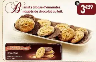 Maximo Florentins nappés de chocolat au lait les délices de belle france offre