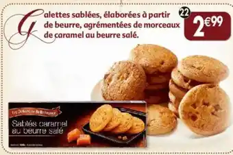 Maximo Sablés caramel au beurre salé les délices de belle france offre