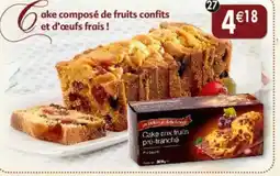 Maximo Cake aux fruits pur beurre cerises de provence-pré-tranché les délices de belle france offre