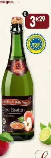 Maximo Cidre breton bouché doux 2°igp les délices de belle france offre