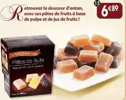 Maximo Assortiment de pâtes de fruits aux 6 saveurs les délices de belle france offre