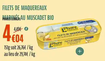 La Vie Claire Filets de maquereaux marinés au muscadet bio offre