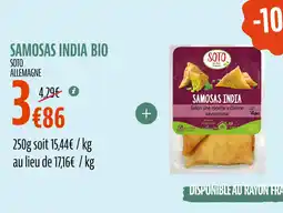 La Vie Claire Samosas india bio offre