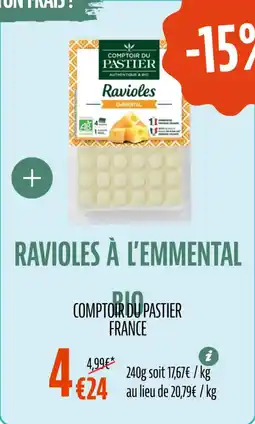 La Vie Claire Ravioles à l'emmental bio offre