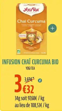 La Vie Claire Infusion chaï curcuma bio offre