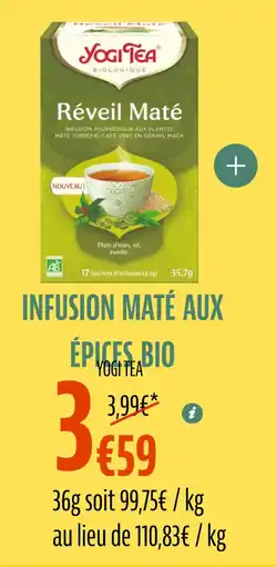 La Vie Claire Infusion maté aux épices bio offre