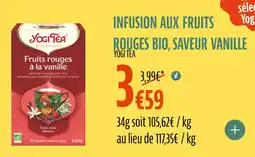 La Vie Claire Infusion aux fruits rouges bio saveur vanille offre