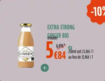 La Vie Claire Extra strong ginger bio offre