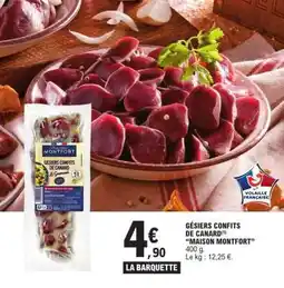 E.Leclerc GÉSIERS CONFITS DE CANARD offre