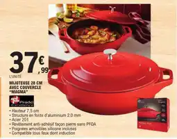 E.Leclerc MIJOTEUSE 28 CM AVEC COUVERCLE 'MAGMA' offre
