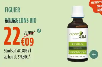 La Vie Claire Figuier bourgeons bio offre
