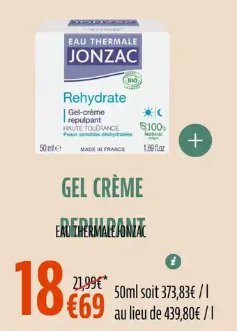 La Vie Claire Gel crème repulpant offre