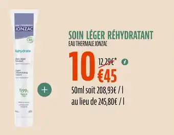 La Vie Claire Soin léger réhydratant offre