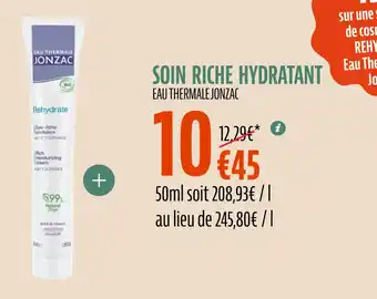 La Vie Claire Soin riche hydratant offre