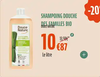 La Vie Claire Shampooing douche des familles bio offre