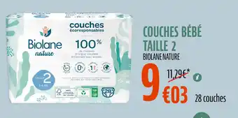 La Vie Claire Couches bébé taille 2 offre