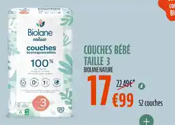 La Vie Claire Couches bébé taille 3 offre