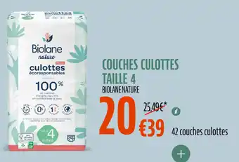 La Vie Claire Couches culottes taille 4 offre