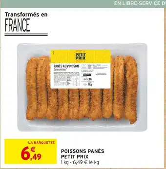 Intermarché Contact Petit Prix Poissons panés offre